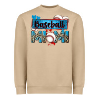 Mushroom baseball mimi with leopard Heavyweight Sweatshirt - Zillion Design Studio