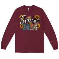 Burgundy senior 2024 Long Sleeve Tee - RacoonDesign