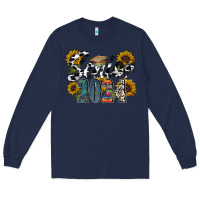 Navy senior 2024 Long Sleeve Tee - RacoonDesign