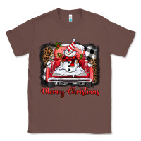 Chestnut merry christmas truck snowman Classic Tee - BarkalooDesign