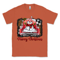 Copper merry christmas truck snowman Classic Tee - BarkalooDesign