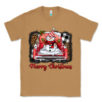Toasted Coconut merry christmas truck snowman Classic Tee - BarkalooDesign