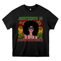 Black juneteenth is independence Heavy Core Tee - SublimationCraftShop