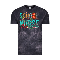 Cloud Black school nurse Vintage Tee - texasbilliewilder