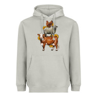 Moon Dust farm animals stack Heavyweight Hoodie - LillyAllenDesigns