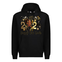 Black 2024 happy new year black woman Premium Hoodie - MaliasSmallBusiness