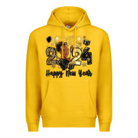 Lemon 2024 happy new year black woman Premium Hoodie - MaliasSmallBusiness