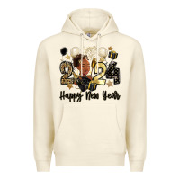 Sandshell 2024 happy new year black woman Premium Hoodie - MaliasSmallBusiness