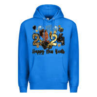 True Royal 2024 happy new year black woman Premium Hoodie - MaliasSmallBusiness
