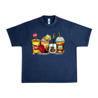 Navy bus driver coffee cups Urban Heavy Tee - Zillion Design Studio