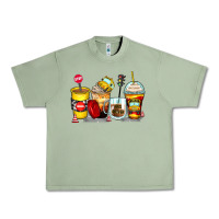 Oil Green bus driver coffee cups Urban Heavy Tee - Zillion Design Studio