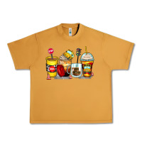 Peanut Butter bus driver coffee cups Urban Heavy Tee - Zillion Design Studio