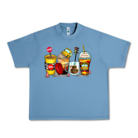 Pebble Blue bus driver coffee cups Urban Heavy Tee - Zillion Design Studio