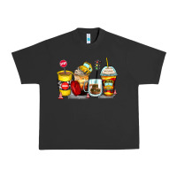 Pigment Black bus driver coffee cups Urban Heavy Tee - Zillion Design Studio