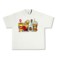 Pistachio bus driver coffee cups Urban Heavy Tee - Zillion Design Studio
