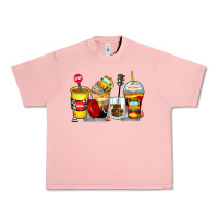 Salmon bus driver coffee cups Urban Heavy Tee - Zillion Design Studio