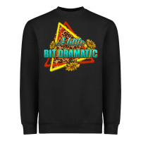 Black a little bit dramatic Heavyweight Sweatshirt - texasbilliewilder