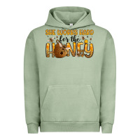 Pigment Oil Green she works hard for the honey Urban Hoodie - Artiststas