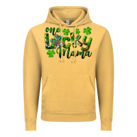 Vintage Mustard st. patricks day one lucky mama Vintage Hoodie - RanaPortraitStore