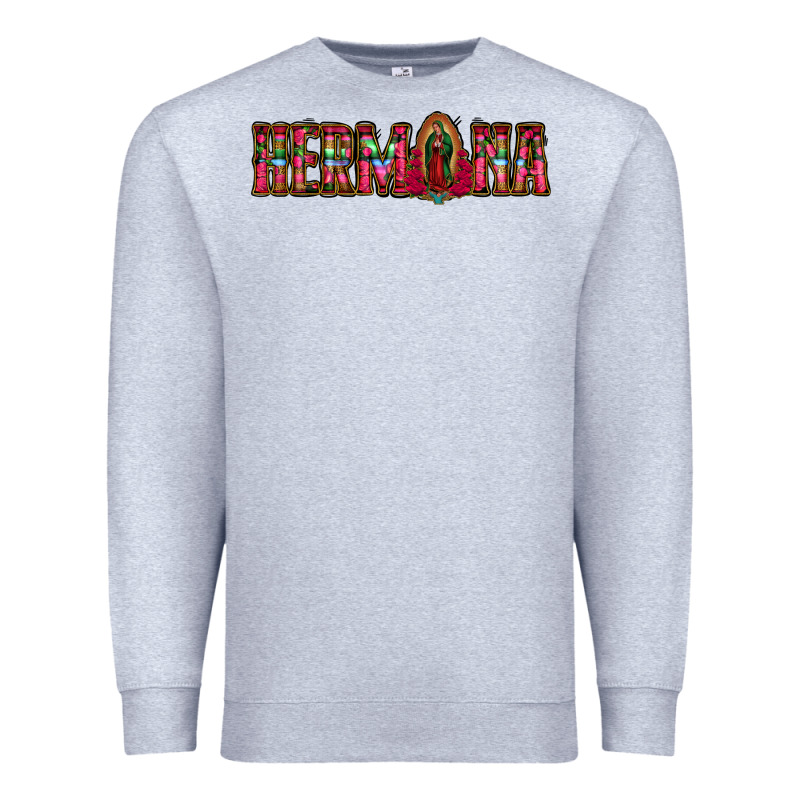 Hermana Floral Aztec Leopard Premium Sweatshirt by Jasminsmagicworld | Teevron