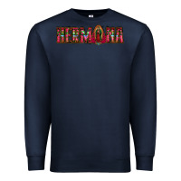 Navy hermana floral aztec leopard Premium Sweatshirt - Jasminsmagicworld