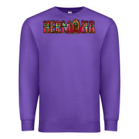 Purple hermana floral aztec leopard Premium Sweatshirt - Jasminsmagicworld