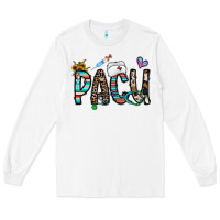White pacu Long Sleeve Tee - CowhideDigitalArt