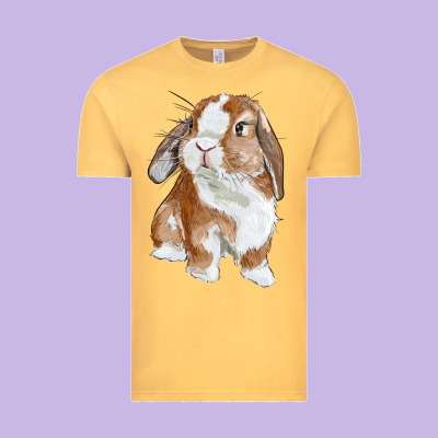 Cute Bunny Vintage Tee Designed By Ranaportraitstore