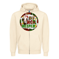 Sandshell Christmas ho ho heifer Zipper Hoodie - Artiststas