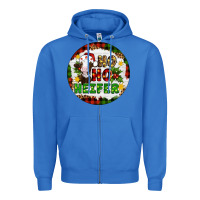 True Royal Christmas ho ho heifer Zipper Hoodie - Artiststas