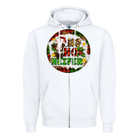 White Christmas ho ho heifer Zipper Hoodie - Artiststas