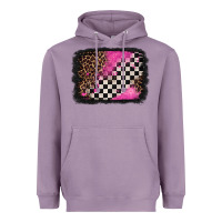 Lavender racing leopard background Heavyweight Hoodie - Jasminsmagicworld