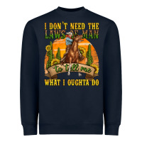 Navy western rodeo Heavyweight Sweatshirt - texasbilliewilder
