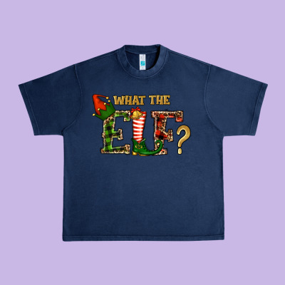 Whar The Elf  Christmas Urban Heavy Tee Designed By Ranaportraitstore