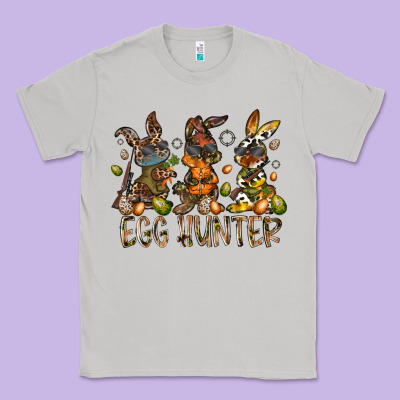 Egg Hunter Classic Tee Designed By Racoondesign