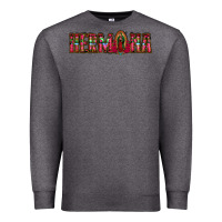 Charcoal Heather hermana floral aztec leopard Premium Sweatshirt - Jasminsmagicworld