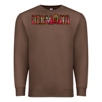 Chestnut hermana floral aztec leopard Premium Sweatshirt - Jasminsmagicworld