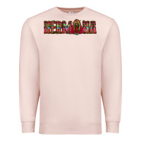 Pale Pink hermana floral aztec leopard Premium Sweatshirt - Jasminsmagicworld