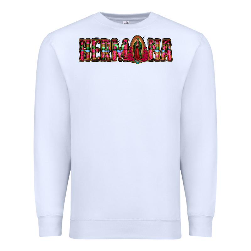 Hermana Floral Aztec Leopard Premium Sweatshirt by Jasminsmagicworld | Teevron