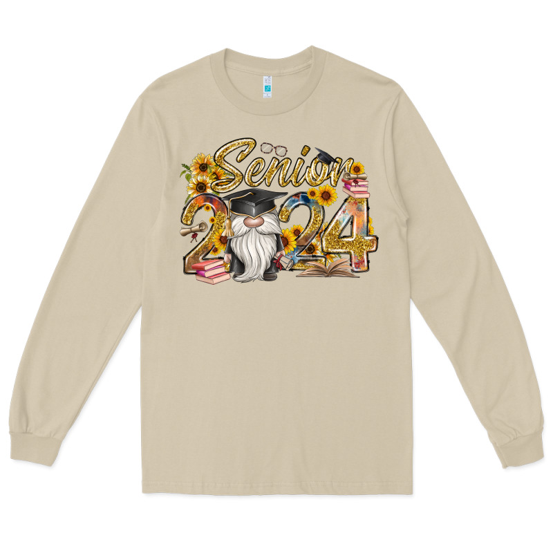 Senior 2024 Long Sleeve Tee by RacoonDesign | Teevron
