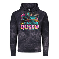 Cloud Black crafting queen Vintage Hoodie - JahusDesignShop