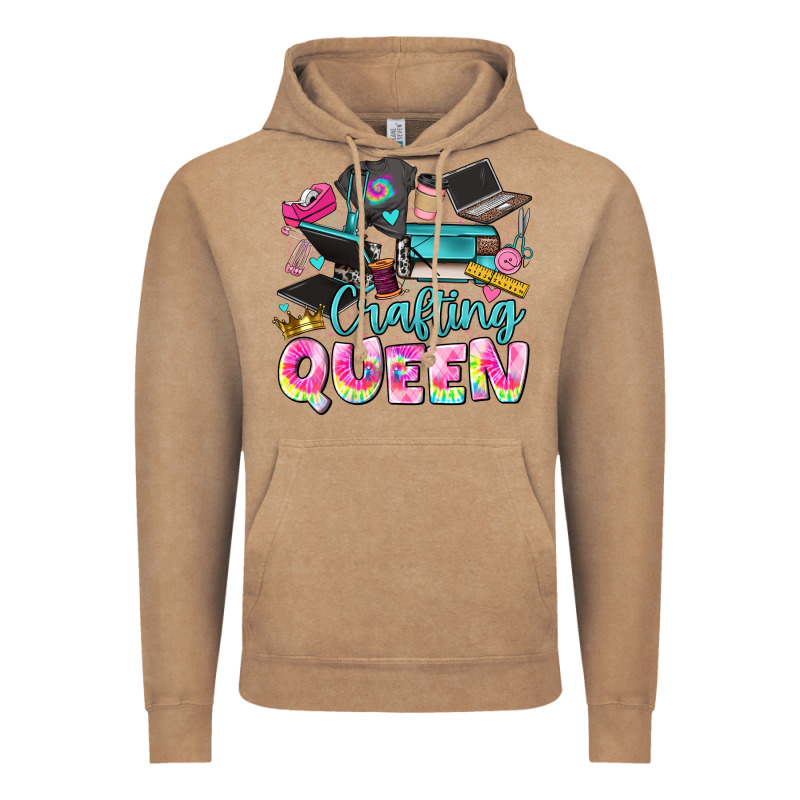 Crafting Queen Vintage Hoodie by JahusDesignShop | Teevron