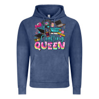 Vintage Denim crafting queen Vintage Hoodie - JahusDesignShop