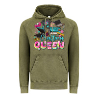 Vintage Olive crafting queen Vintage Hoodie - JahusDesignShop