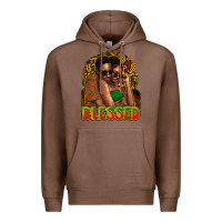 Chestnut black couple blessed Premium Hoodie - NancyCooperArtShop