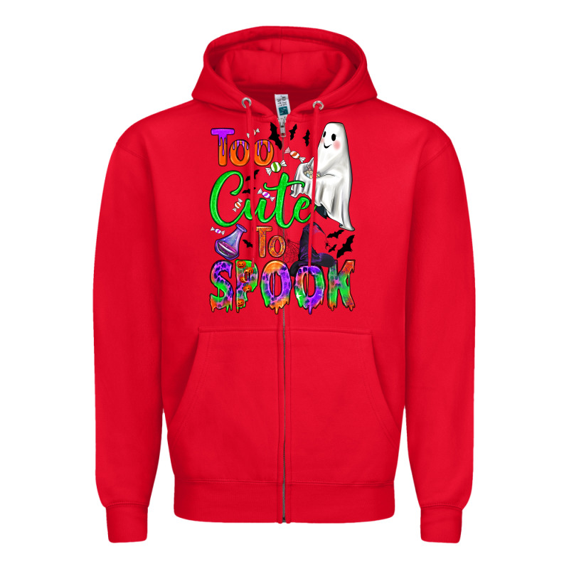 Too Cute To Spook Zipper Hoodie by BundleAndBundleShop | Teevron