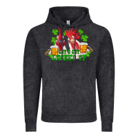 Vintage Black st. patricks day roosters lets get lucked up Vintage Hoodie - RanaPortraitStore