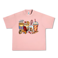 Salmon bakery coffee cups Urban Heavy Tee - Zillion Design Studio