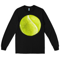 Black tennis ball fa element 2 Long Sleeve Tee - FaDigitalArtStudio