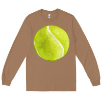 Toasted Coconut tennis ball fa element 2 Long Sleeve Tee - FaDigitalArtStudio